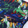 G221 Women Leaves print drawstring-waist tapered leg cropped pants