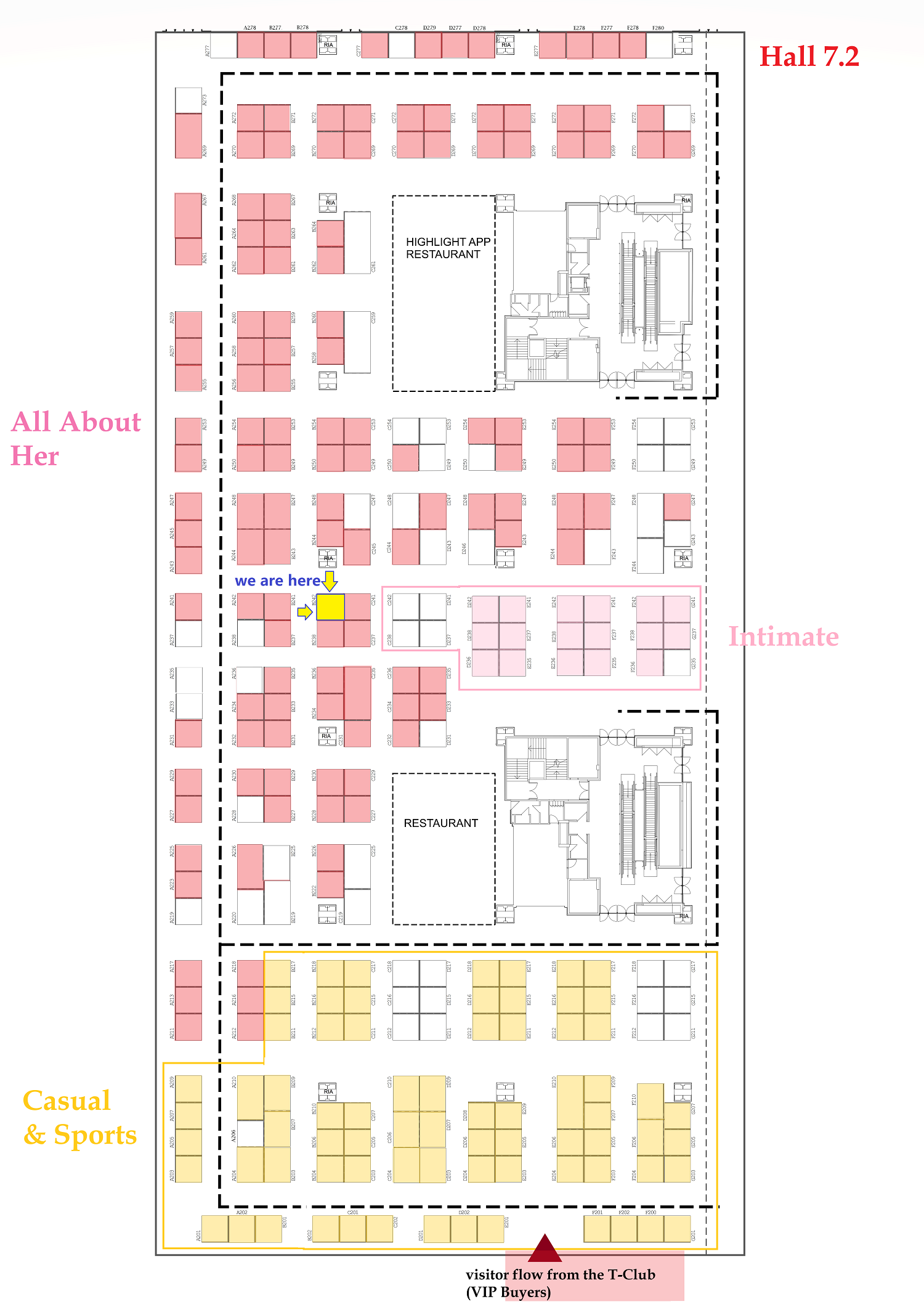 Booth location