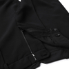 G719 Women Solid polyester stretch mid-rise straight-legs tailored trousers