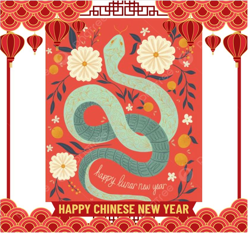 Wishing you health and peace in the Year of the Snake!