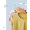 W21042 Women Silk rayon short sleeves casual fashion T Shirt
