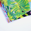 C845 Women Tropical print pull-on casual mini shorts