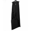 8A59 Women Solid V-neck front drape high-low design asymmetric hem day dress
