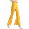 P159-2 Women Polyester georgette fit and flare boot-cut full-length pants.