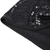 I720 Women Fully sequined jersey round neck sleeveless mini party dress