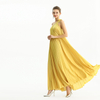 D204 Glazed Fabric Single Shoulder Sunburst Pleated Maxi Dress