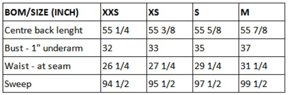 H08 size spec