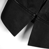 F891 Women Solid twill V neck long sleeve zipper-waisted cropped jacket 