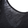 G755 Women Solid textured burnout knit sequin-applique racer-back tank top