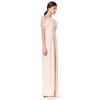 D041 Women Solid crepe feather-trimmed off-shoulder party jumpsuit 