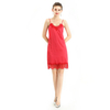 D078-5 Women floral lace cape sleeve flared asymmetric hem midi evening dress