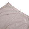 G643 Women Solid faux suede mock wrap mini skirt