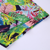 C845 Women Tropical print pull-on casual mini shorts
