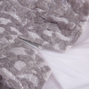 Y964 Women Floral lace round neck sequin motif fitted mini evening dress