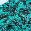I163 Women Floral print ruffle collar sleeveless A-line dress
