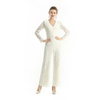 R172 Women All-over lace long sleeve party jumpsuit 