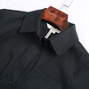 F477 Women Poplin collared long sleeves blouse