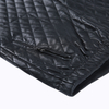 P248 Women faux leather diamond quilted zip cuff pants