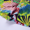 C845 Women Tropical print pull-on casual mini shorts