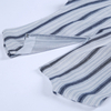 D717 Women Dobby stripe rayon knit combo 2 In 1 waist tie romper
