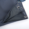 B452 Women Cotton chambray waist tie bias cut A-line casual short skirt