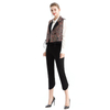 P185 Solid stretch slim-fit three-quarter length smart casual pants