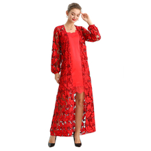 C165-1 Cut Out Embroidery Maxi Evening Dress
