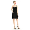 D078-2 Women floral lace cape sleeve flared asymmetric hem midi evening dress