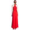 D016 Women Solid off shoulder bustier maxi evening dress