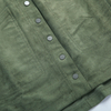 G545 Women Faux suede elasticated waist cargo mini skirt