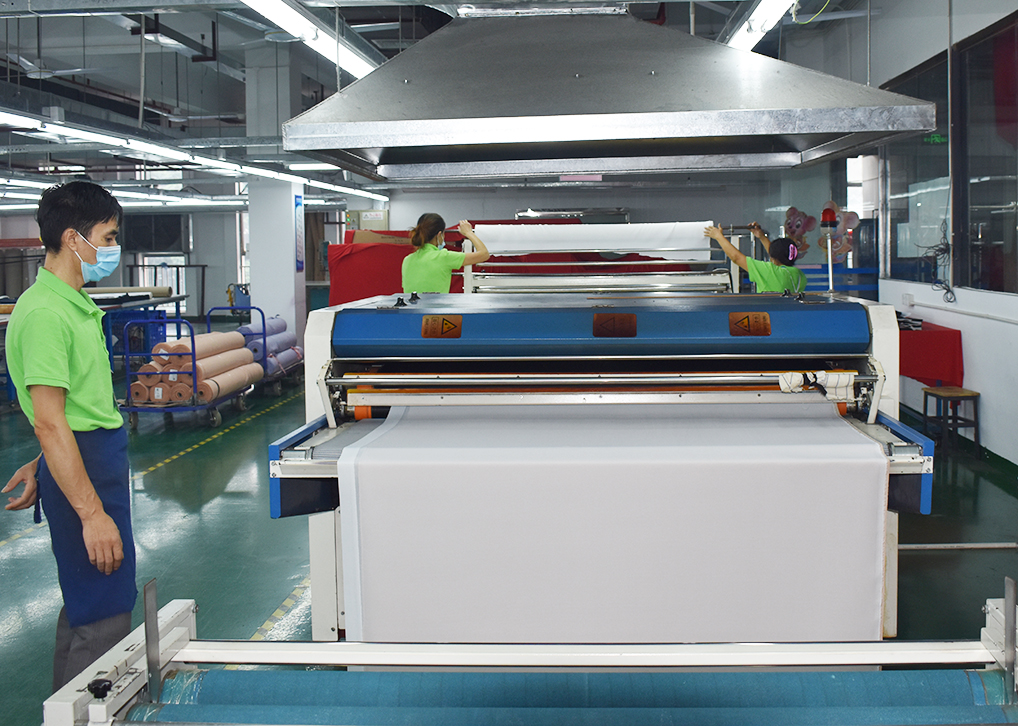 3.5m x 2m fabric fusing machine