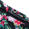 8000 Women Flower print combo solid crepe smart casual short bomber jacket