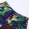 G221 Women Leaves print drawstring-waist tapered leg cropped pants