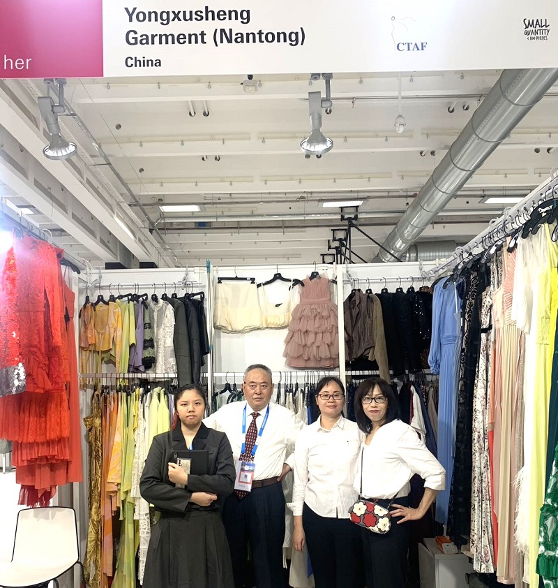 We are in Texworld apparel trade show ! Yongxusheng Garment, Booth B242