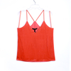 Y730 Women Silk rayon velvet V-neck racer back strappy camisole top