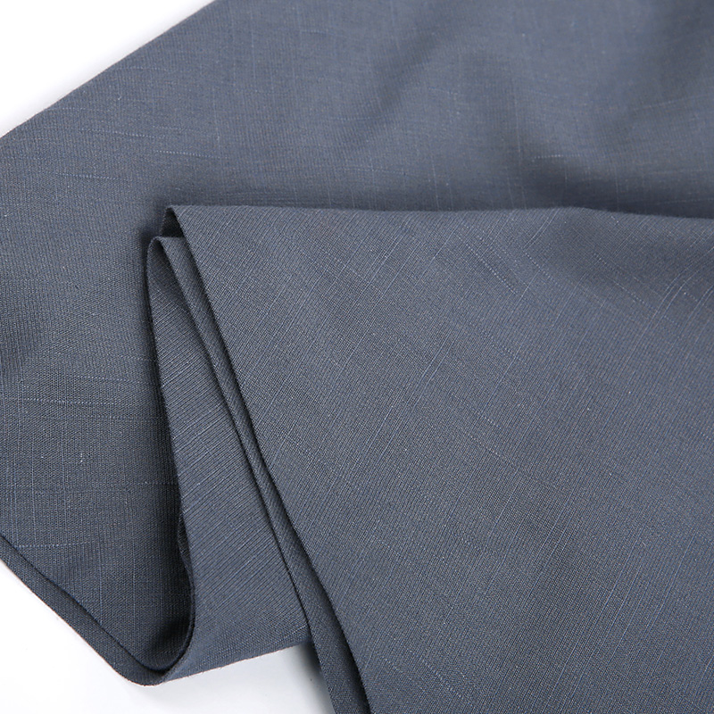 B452 Women Cotton chambray waist tie bias cut A-line casual short skirt